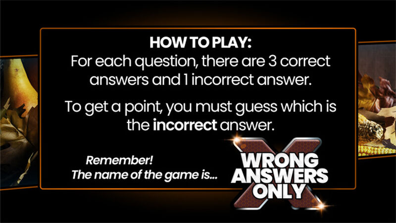 Wrong Answers Only: Thanksgiving Edition
